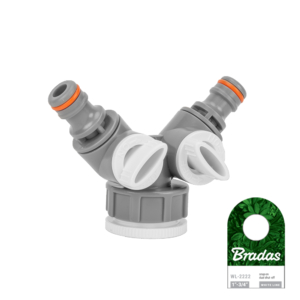 Bradas Rozdzielacz 2 x z zaworkami